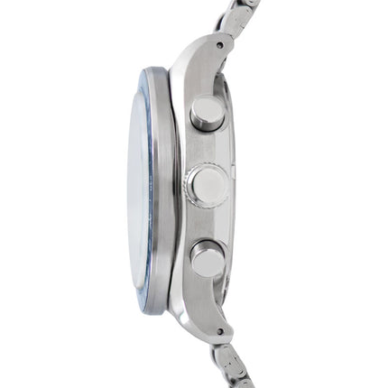 Alba Signa AU5023X2 Men Chronograph Blue Dial Stainless Steel Strap + Extra Strap