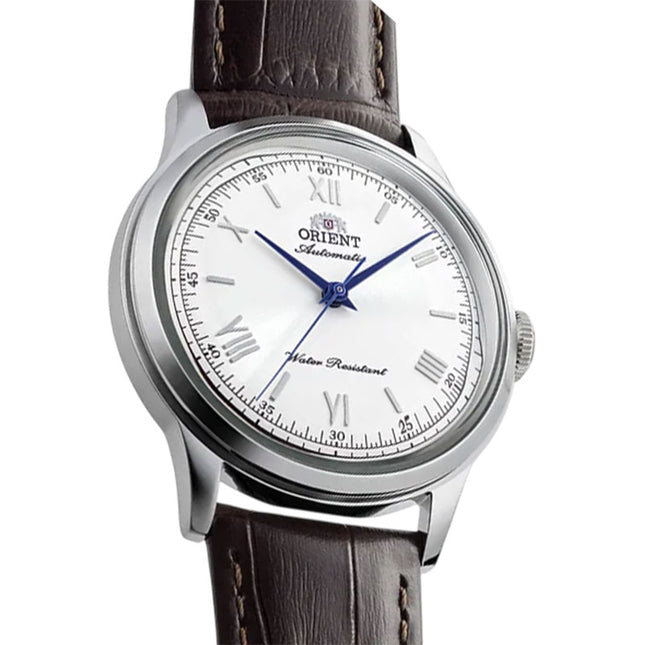 Orient Classic RA-BB0002S Bambino Automatic White Dial Brown Leather Strap