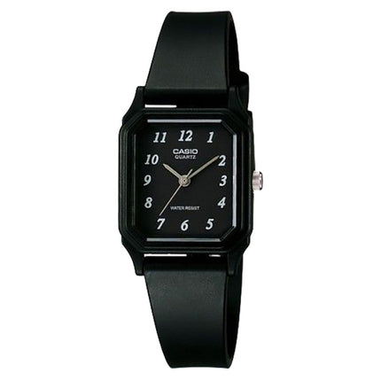 Casio General LQ-142-1BDF Black Dial Black Resin Band