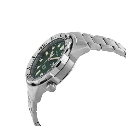 Alba Mechanical AL4371X1 Men Green Dial Stainless Steel Strap