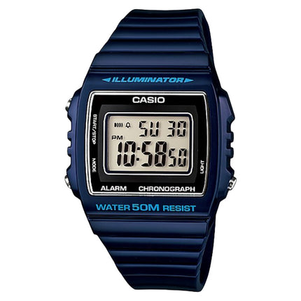 Casio General W-215H-2AVDF WR 50M Digital Dial Blue Resin Band