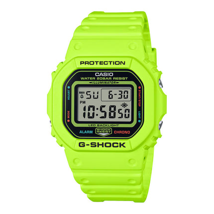 Casio G-Shock DW-5600EP-9DR Energy Pack Series Digital Dial Green Resin Band