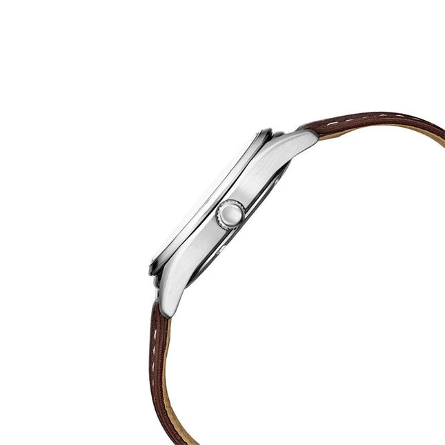 Seiko Classic SUR449P1 Men Green Dial Brown Leather Strap