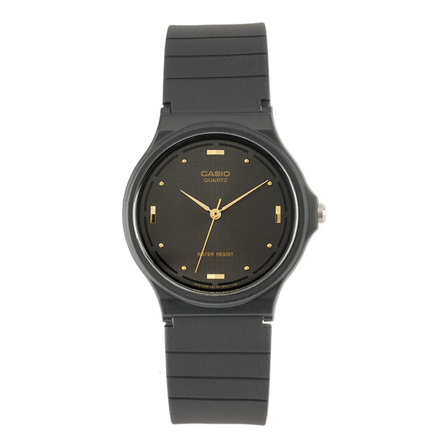 Casio General MQ-76-1ALDF Black Dial Black Resin Band