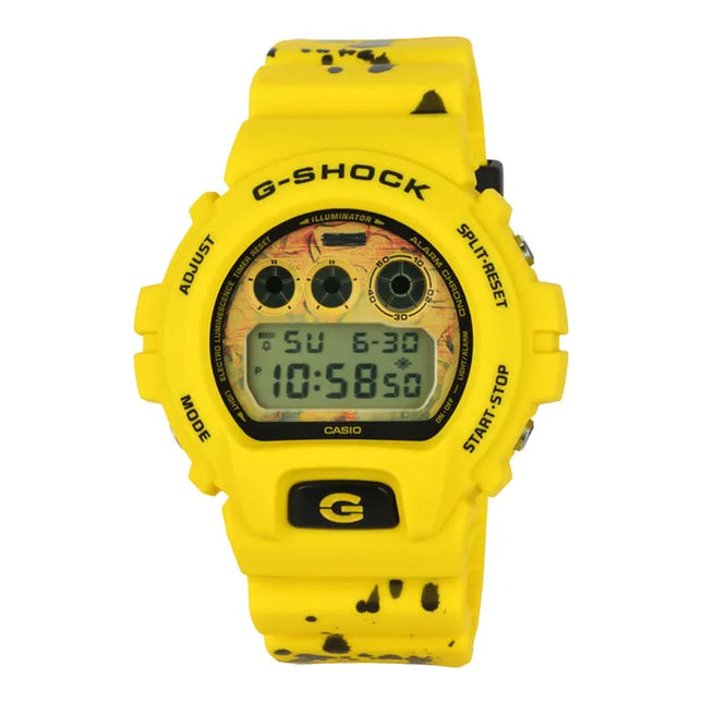 Casio G-Shock X Ed Sheeran For Hodinkee DW-6900ESC239 Digital Dial Yellow Resin Band