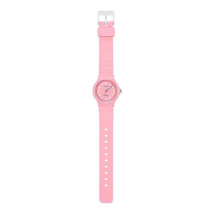 Casio General LQ-24B-4BDF Pop Ladies Analog Pink Dial Pink Resin Band