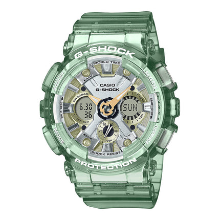 Casio G-Shock GMA-S120GS-3ADR Metallic Shine Digital Analog Dial Green Transparent Resin Band