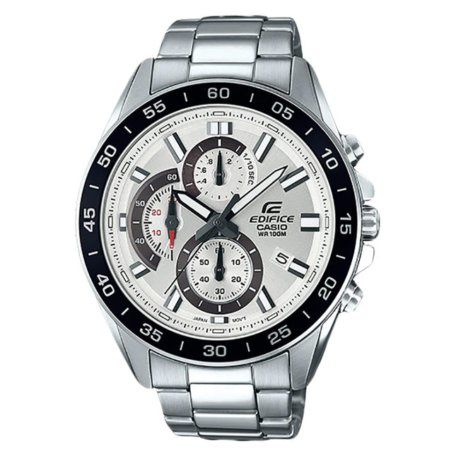 Casio Edifice EFV-550D-7AVUDF Chronograph Men Silver Dial Stainless Steel Band