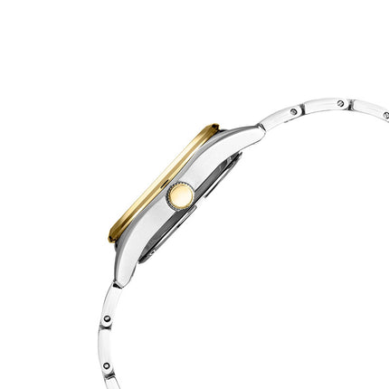Seiko Classic SUR636P1 Ladies Mother Of Pearl Dial Dual Tone Stainless Steel Strap