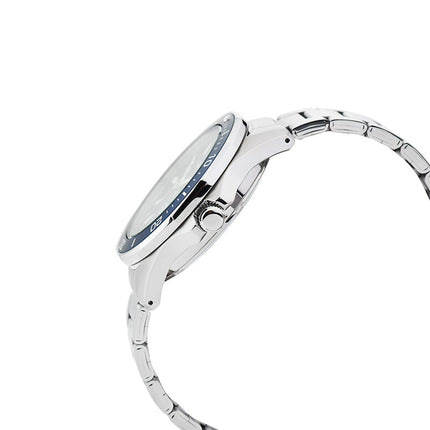 Alba Mechanical AL4453X1 Automatic Men Blue Patterned Dial Stainless Steel Strap