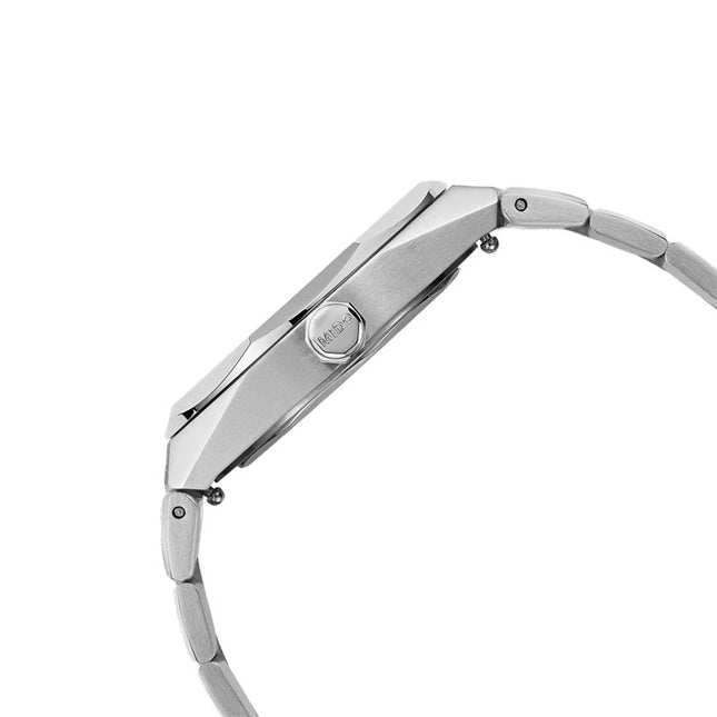 MIDO Multifort 8 M055.507.11.041.00 One Crown Turquoise Dial Stainless Steel Strap