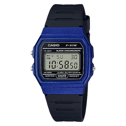 Casio General F-91WM-2ADF Digital Dial Black Resin Band