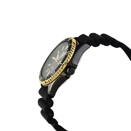 Orient Sports RA-AA0005B Kamasu Automatic Black Dial Black Silicone Strap