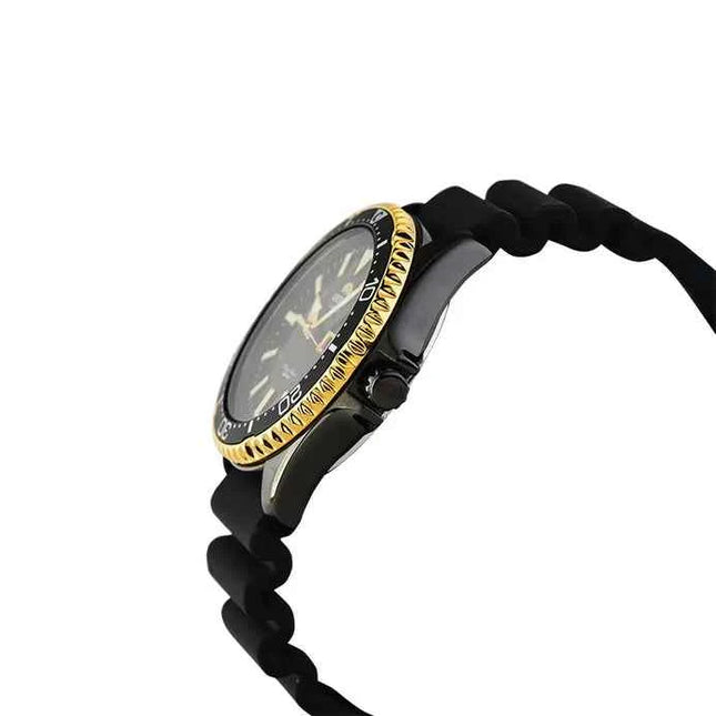 Orient Sports RA-AA0005B Kamasu Automatic Black Dial Black Silicone Strap