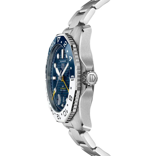 TAG Heuer Aquaracer WBP2010.BA0632 Professional 300 GMT Automatic Blue Dial Steel Strap