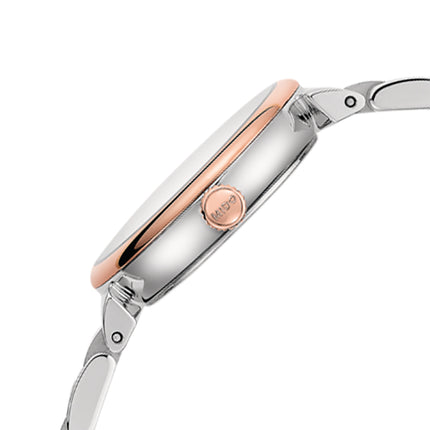 MIDO Dorada M033.210.22.013.00 White Dial Dual Tone Stainless Steel Strap