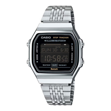 Casio General ABL-100WE-1BDF Vintage Digital Dial Stainless Steel Band