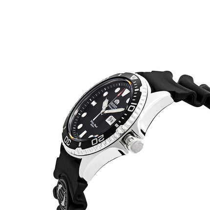 Orient Ray II FAA02007B WR 200M Automatic Men Black Dial Black Rubber Strap