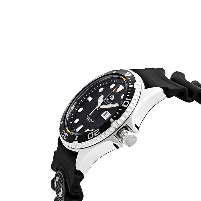 Orient Ray II FAA02007B WR 200M Automatic Men Black Dial Black Rubber Strap