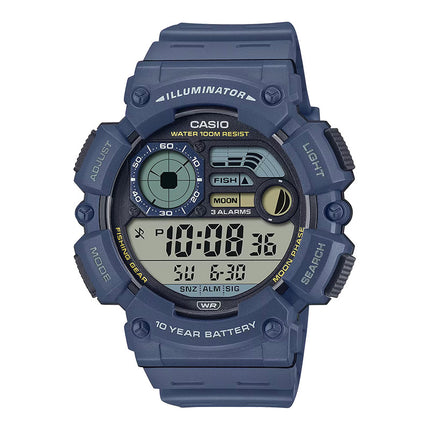 Casio General WS-1500H-2AVDF Men Illuminator Digital Dial Blue Resin Band
