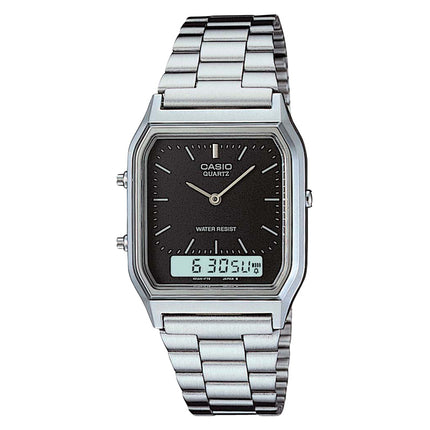 Casio General AQ-230A-1DMQ Digital Analog Dial Stainless Steel Band