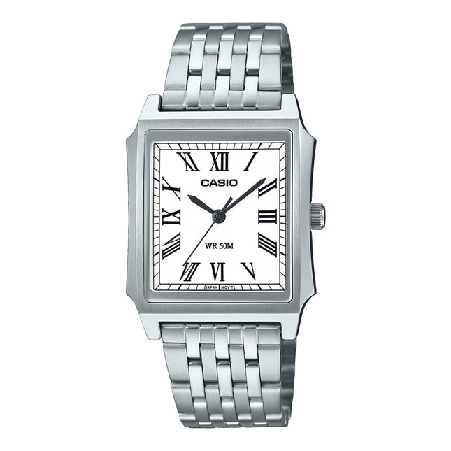Casio General MTP-B190D-7BVDF Silver Dial Stainless Steel Band