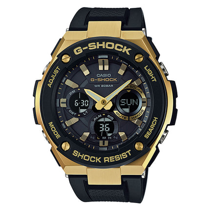 Casio G-Shock G-Steel GST-S100G-1ADR Tough Solar Digital Analog Dial Black Resin Band
