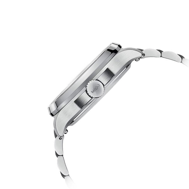 MIDO Multifort TV Big Date M049.526.11.041.00 Blue Dial Stainless Steel Strap
