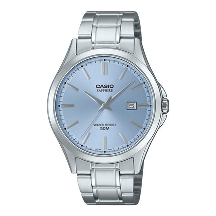Casio General MTS-115D-2A2VDF Men Light Blue Dial Stainless Steel Band