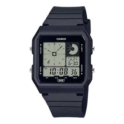 Casio General LF-20W-1ADF Pop Digital Dial Black Resin Band