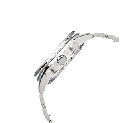 Seiko Chronograph SSC803P1 Solar Discover More Black Dial Silver Stainless Steel Strap