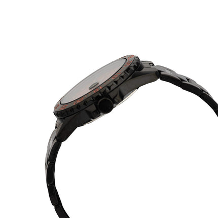 Alba Active AS9N17X1 Men Orange Dial Black Stainless Steel Strap
