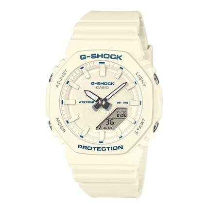 Casio G-Shock GMA-P2100BA-7ADR Ladies CasiOak Digital Dial White Resin Band 