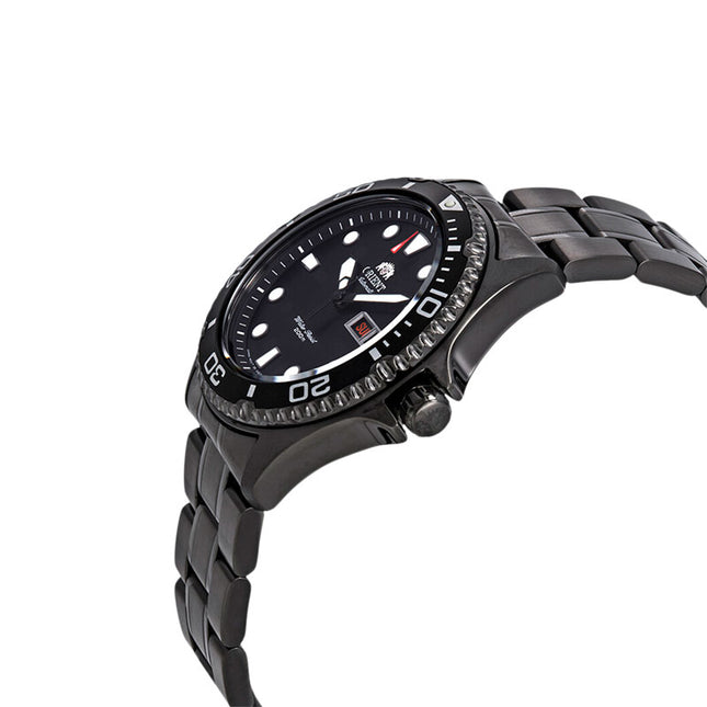 Orient Black Ray Raven II TAA02003B Automatic Black Dial Gunmetal Stainless Steel Strap