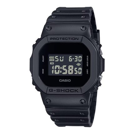 Casio G-Shock DW-5600UBB-1DR Solid Colors Digital Dial Black Resin Band
