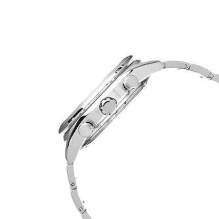 Seiko Chronograph SSC801P1 Solar Discover More Blue Dial Silver Stainless Steel Strap
