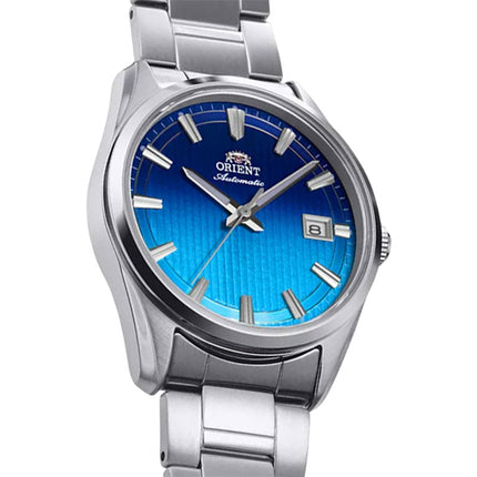 Orient Contemporary RA-AC0R09L Stretto Date Blue Gradation Dial St Steel Strap Limited Edition