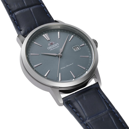 Orient Contemporary RA-AC0F14L European Exclusive Men Automatic Blue Dial Blue Leather Strap