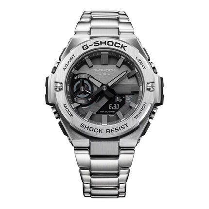 Casio G-Shock G-Steel GST-B500D-1A1DR Tough Solar Black Dial Stainless Steel Band