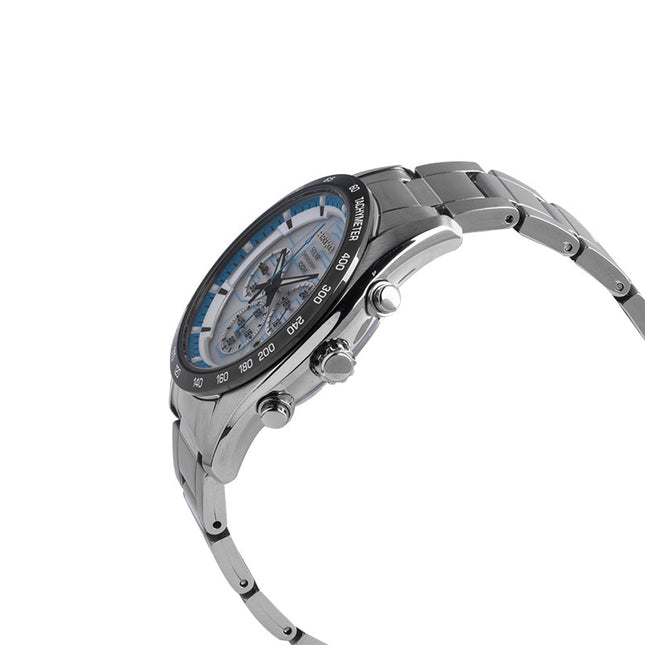 Seiko Solar SSC065P1 Chronograph White Dial Stainless Steel Strap