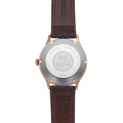 Orient Classic RA-AC0P04Y Mechanical Men Bronze Dial Brown Leather Strap