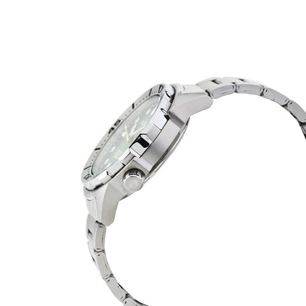 Alba Mechanical AL4443X1 Automatic Men Green Black Gradation Patterned Dial Stainless Steel Strap