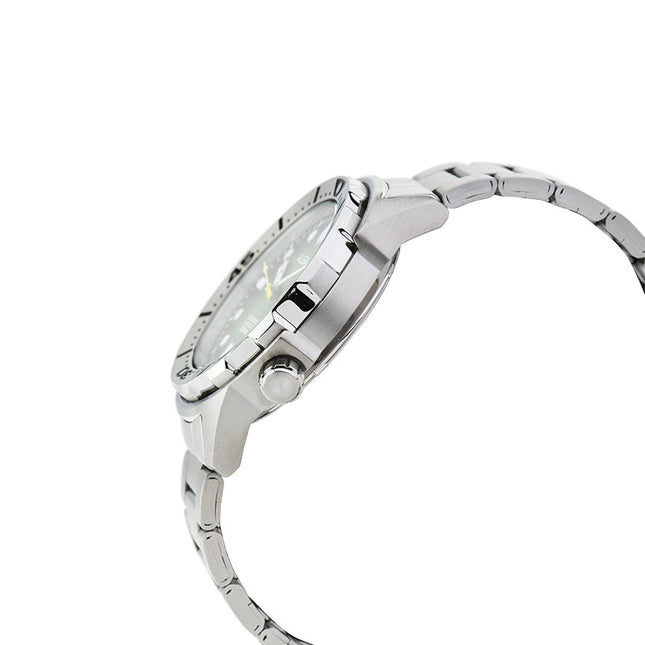 Alba Mechanical AL4443X1 Automatic Men Green Black Gradation Patterned Dial Stainless Steel Strap