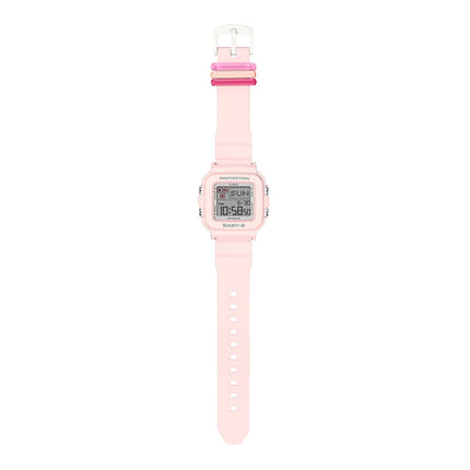 Casio Baby-G + Plus BGD-10L-4DR Ladies Digital Dial Light Pink Resin Band