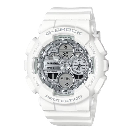 Casio G-Shock X ITZY GMA-S140VA-7ADR Beach Resort Series Digital Analog Dial White Resin Band