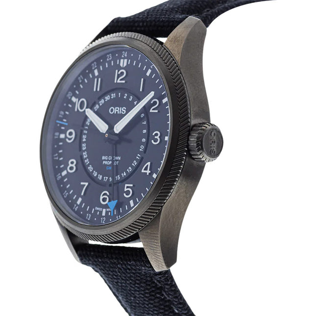Oris ProPilot 01-798-7768-4284-SET 57TH Reno Air Races Black Dial Textile Strap LIMITED EDITION 