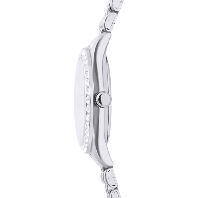 Alba Fashion AH7FD9X1 Ladies Analog Blue Dial Stainless Steel Strap