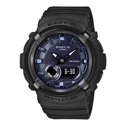 Casio Baby-G BGA-280-1ADR Standard Ladies Digital Analog Dial Black Resin Band
