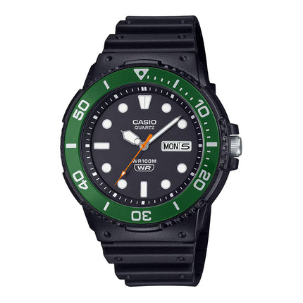 Casio General MRW-230H-1E3VDF Black Dial Black Resin Band