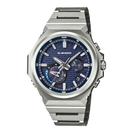 Casio G-Shock GST-B1000D-2ADR G-Steel Tough Solar Men Blue Dial Stainless Steel Band